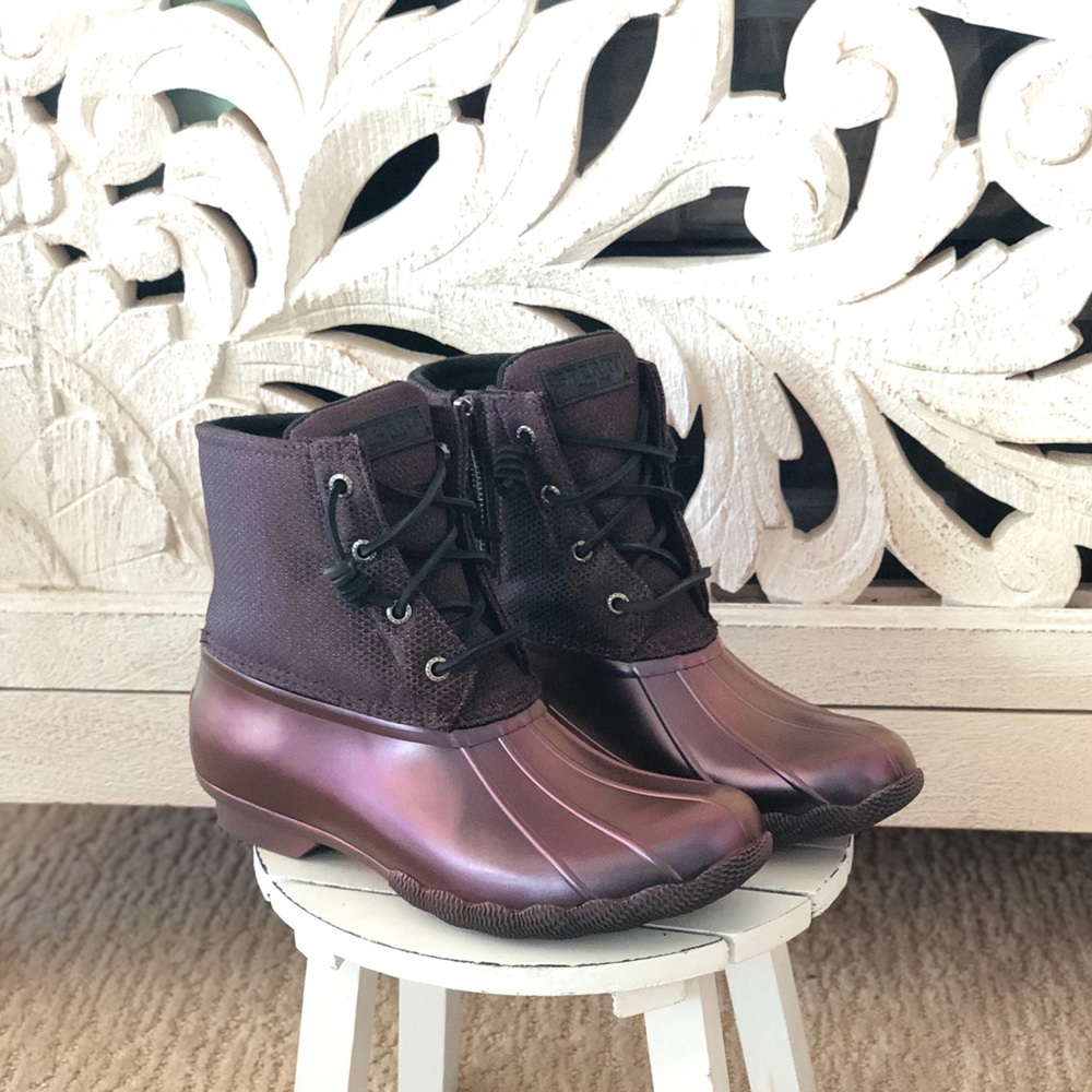 Sperry Top-Sider Metallic Duck Boots - Picture 2 of 6